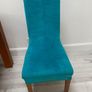 Solid oak dining table and 6 chairs Image 5