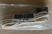 Telephone Cord with Ferrite Core (New)