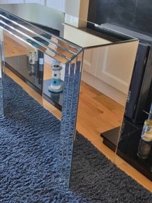 mirrored table for sale