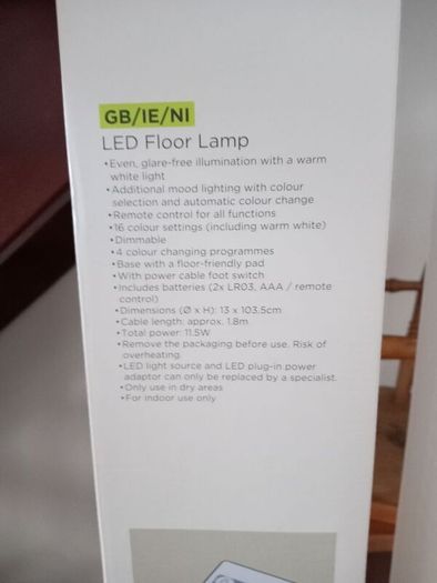 Led floor lamp