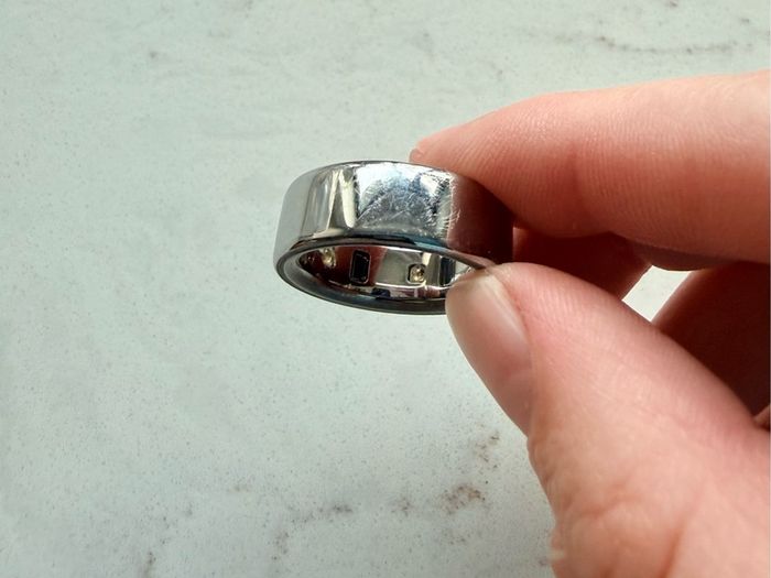 Oura Ring 4, Size 8 Silver