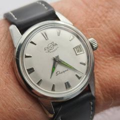 Enicar Sherpa Ultrasonic Early 1958  Epsa Patent Case