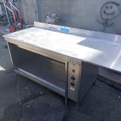 Stainless steel hot cupboard