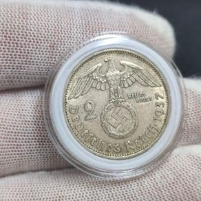 2 Reichsmark 1937 A Berlin WW2 Silver Coin third Reich