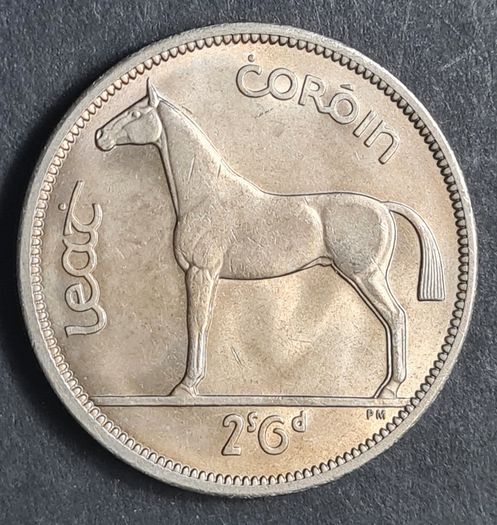 Ireland 1967 Half Crown Stunning Unc coin