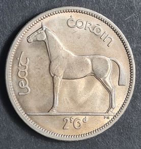 Ireland 1967 Half Crown Stunning Unc coin