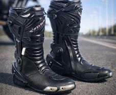 Genuine Leather Motorbike Riding Boots Heavy Duty Protective Racing & Touring Boots