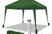 3x3m Pop Up Gazebo with 4 Leg Weight Bags, Folding Party Tent for Garden Outdoor, Green (FREE POSTAGE)
