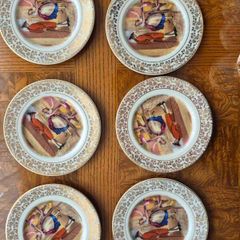 Vintage English Tea & Dessert Display Set, Sadler Teapot & Cries of London Plates