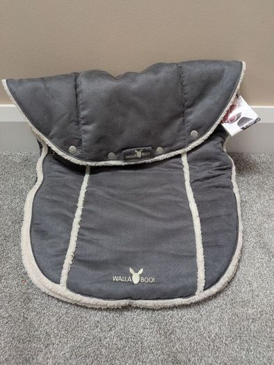 Wallaboo Footmuff Newborn Grey
