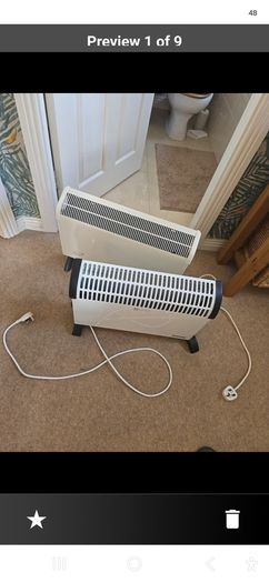 2 heaters 5euro each