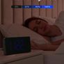 Projection Alarm Clocks Bedside, Digital Clock with 180 Projector, 3-Level Brightness Dimmer, LED Display, USB Charger, Progressive Volume, 9mins Snooze, Digital Alarm Clock for Bedroom Image 3
