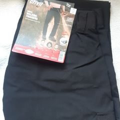 Crivit Men's Walking Hiking Trousers Zip Off Legs 32 Waist Black