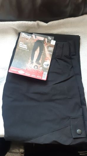 Crivit Men's Walking Hiking Trousers Zip Off Legs 32 Waist Black