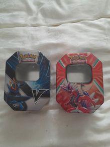 Empty pokemon tins
