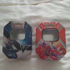 Empty pokemon tins