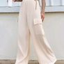 Cotton Apricot Joggers  Size S, Flip Pocket, Side Stripe Image 4