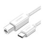 Ugreen 40417 Usb-c To Usb 2.0 Print Cable 1.5m White Image 2