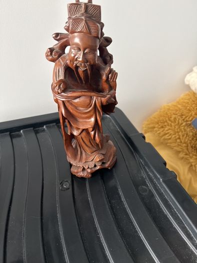 antique wooden hand carve man