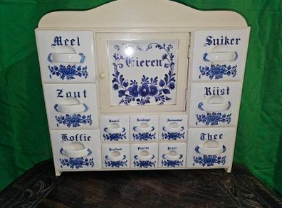 Immaculate Vintage Spice Rack Dutch Farm