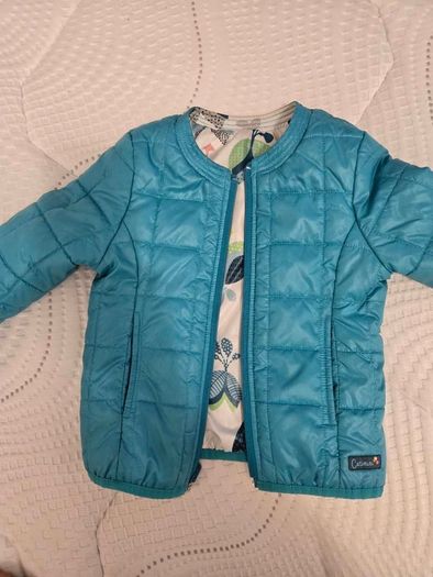 Bundle of girl's coat and jackets. Size 2. And winter hat.