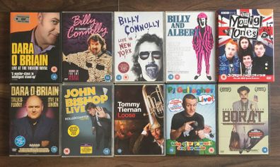 Comedy DVD's - Billy Connolly, Dara O'Briain, Michael McIntyre, Borat, Flight of the Conchorders etc