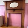 Edwardian Oak 1930s Fireplace Surround Image 3