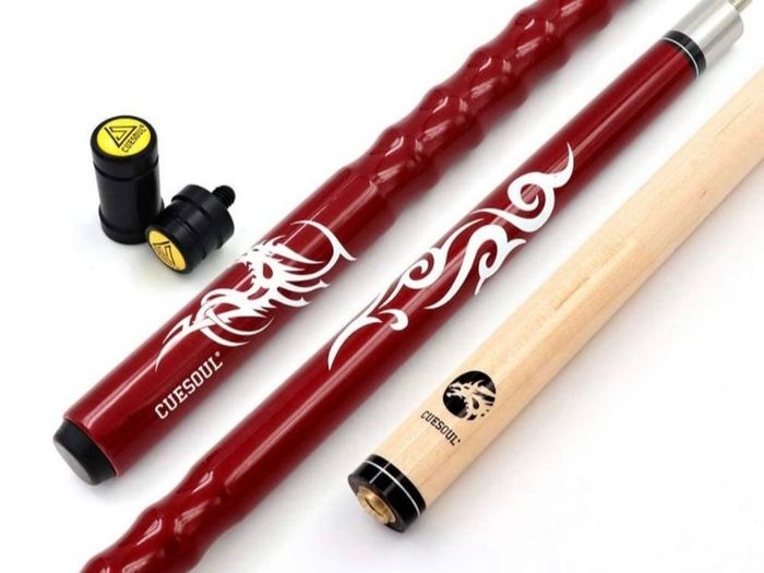 58" 21oz Maple Pool Cue Stick 13mm tips, Very Nice Grip, with Joint Protector/Shaft Protector MULTIPLE COLOURS AVAILABLE (FREE POSTAGE)