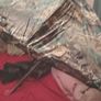 Camouflage fishing umbrella with sides Image 4