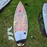 3 surfboards with fins, leash and bags Image 3