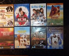 DVD Collection Bundle of dog movies kids classics Beethoven 101 Dalmations Homeward Bound Disney
