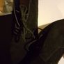 As new black suade ankle boots Image 4