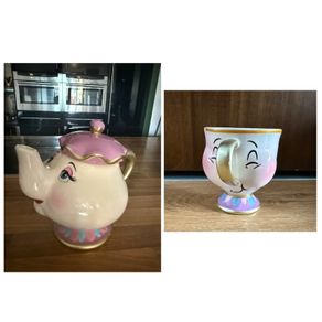 Beauty and the beast Teapot and mug set