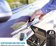 New car must have Faraday Box And Two Faraday Bags, a Carbon Fiber Signal Interceptor