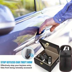 New car must have Faraday Box And Two Faraday Bags, a Carbon Fiber Signal Interceptor