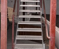 Galvanised Steel Stairs used for mezzanine