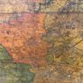 Large distressed map of Dublin Image 5