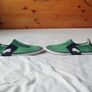 puma canvas eco ortholite trainers size 11 green/white in great condition Image 2