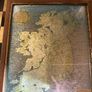 Antique framed Colour Map Ireland Made in Ireland Image 5