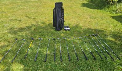 Golf clubs & size 7 shoes