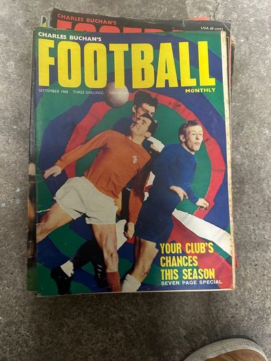 Job lot of 40 Football Monthly magazine