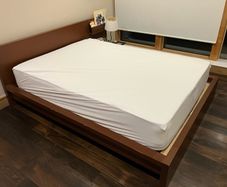 Bed Frame and bedside table