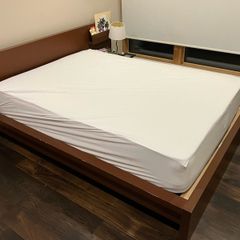 Bed Frame and bedside table