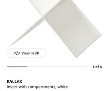 Kallax X shelf dividers x 5