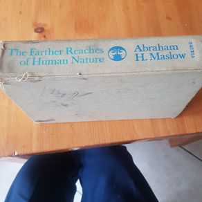 The Farther Reaches Of Human Nature By Abraham H Maslow. Hardback.