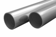 2 pcs Stainless Steel Tubes Round V2A 2m 48x1.8mm