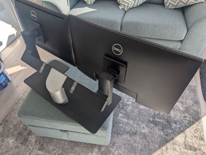 Dell Monitors x 2 with Dual Stand