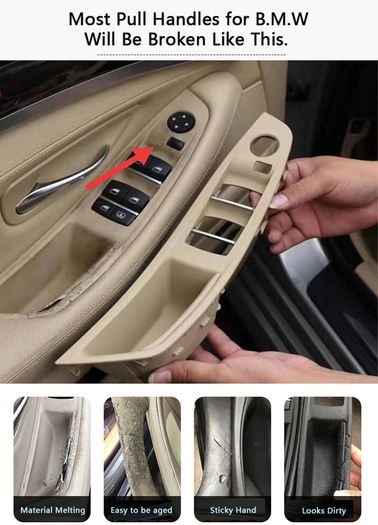 RHD Interior Door Pull Handle Armrest Panel Trim No Mirror Folding Button For BMW 5 Series F10 F11 F18 520 523 525 528 530