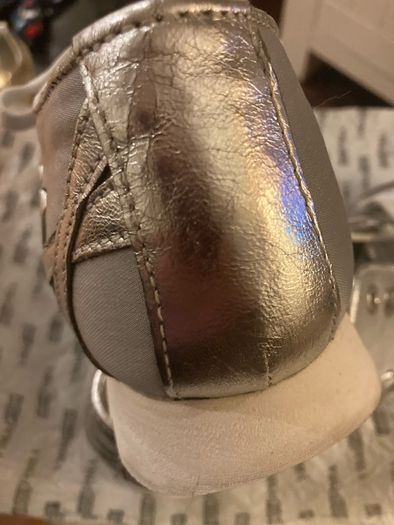Andia Fora Made in Italy Top Quality Designer Silver Trainers - Size 41