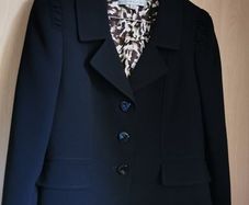 NEW - TAHARI black wool Blazer SIZE 10